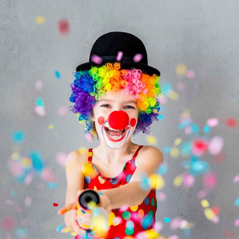 konfetti karneval party kinder