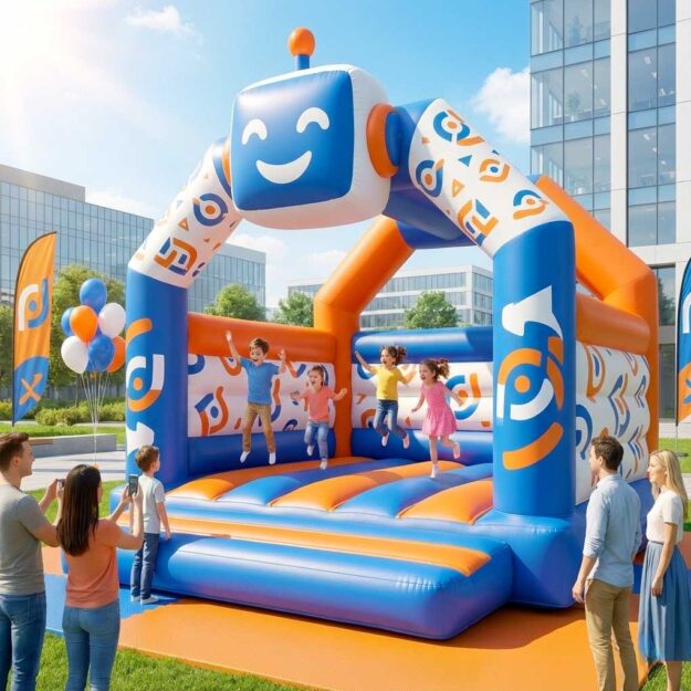 Kundenspezifische Hüpfburg