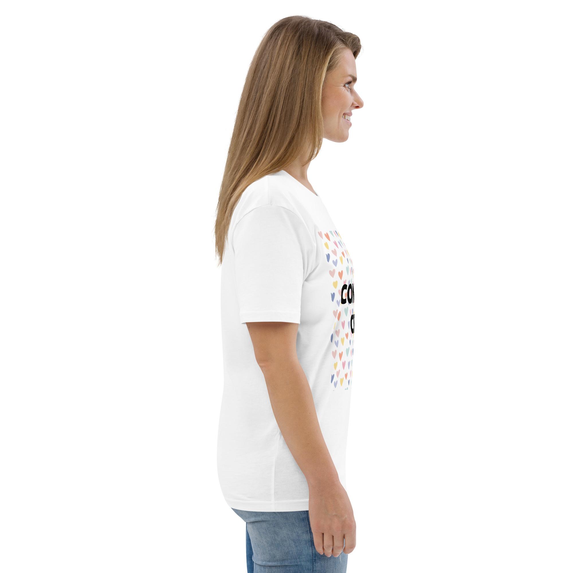 Confetti Crew Herzen - Unisex-Bio-Baumwoll-T-Shirt – Bild 7